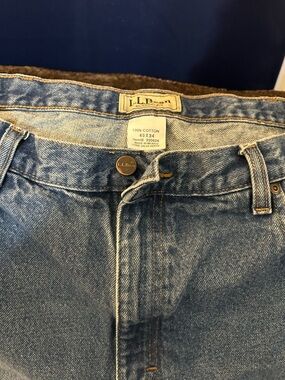 L.L. Bean Men’s Relaxed Fit Light Blue Jeans